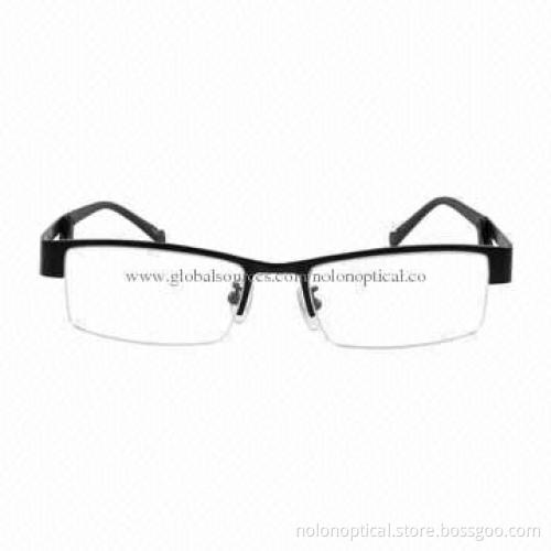 Best Sale Titanium Semi-rimless Optical Frame for Men, Customized Logo